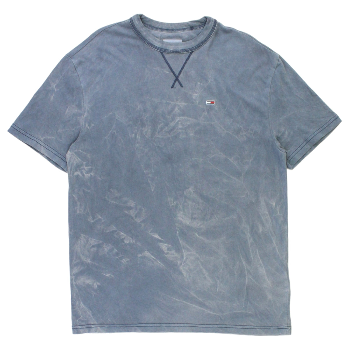 Tommy Jeans Blue Tie Dye Effect T-Shirt