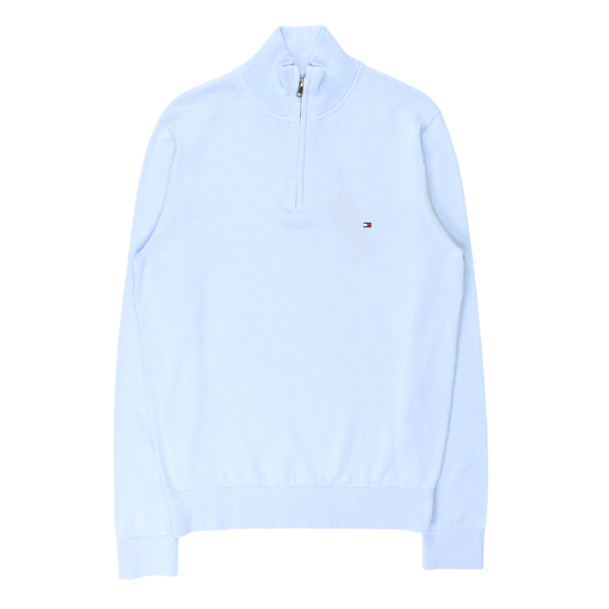 Tommy Hilfiger Sky Blue 1/4 Zip Jumper