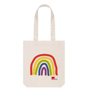 Natural Rainbow Tote Bag