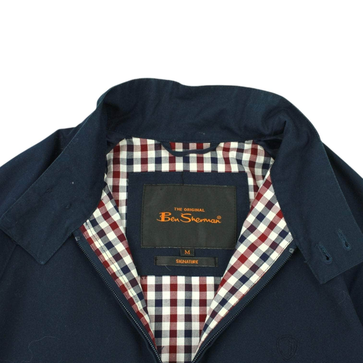 Ben Sherman Navy Harrington Style Jacket