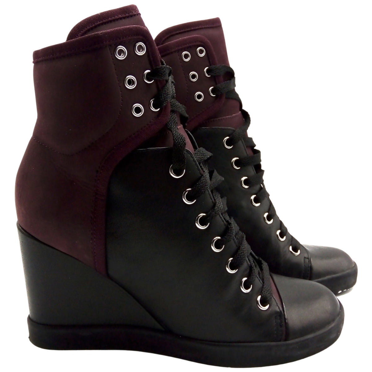 See by Chloé Two-Toned Wedge Ankle Boots