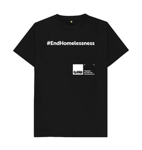 #EndHomelessness Black T-shirt