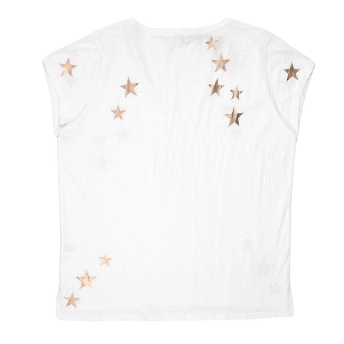 Hush White/Rose Gold Star T-Shirt