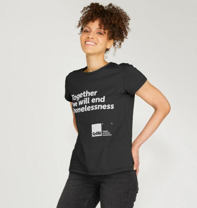 Together We Will End Homelessness Black Top