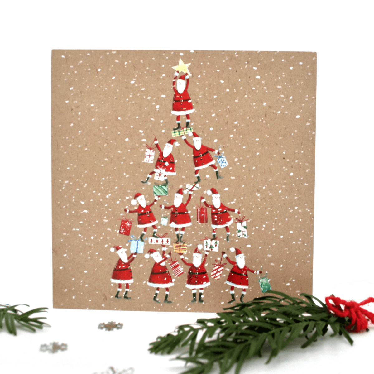 Santa Tower Christmas Cards - Pack of 10