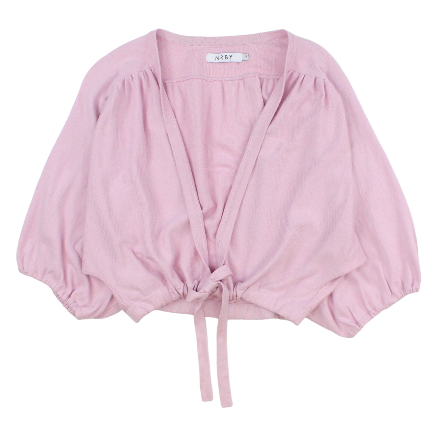 NRBY Pink Cashmere Mix Cardigan