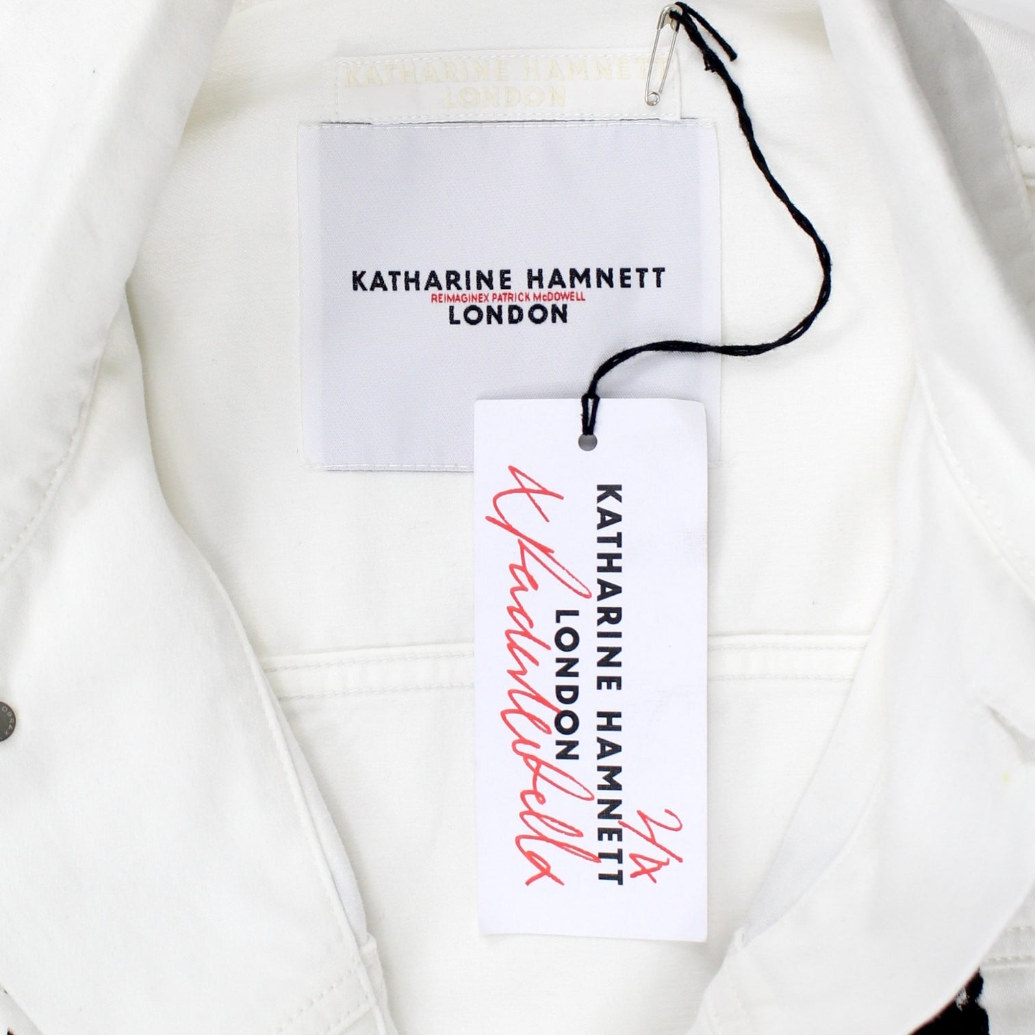 Katherine Hamnett White HELP TED Jacket