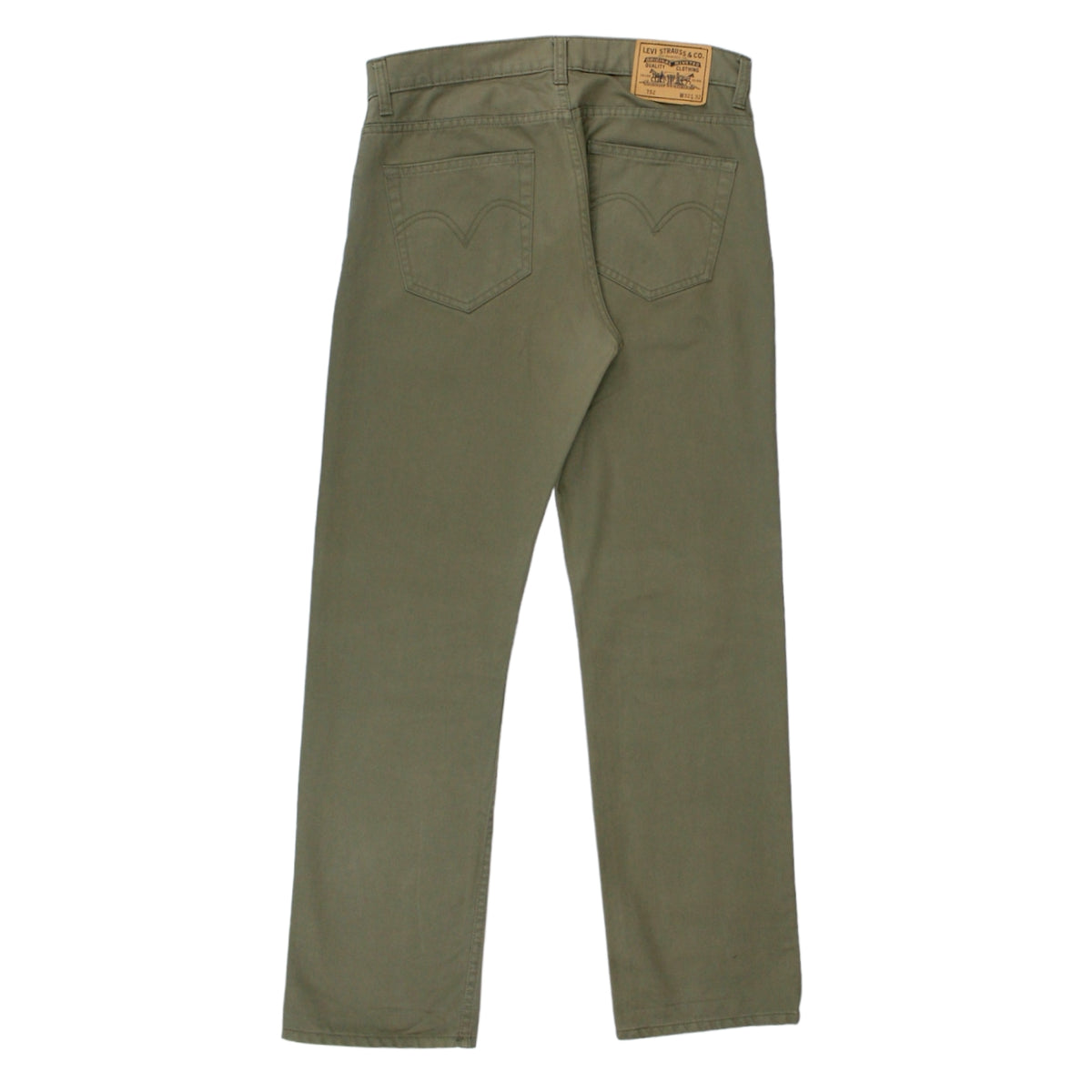 Levi Green Cotton Drill Jeans