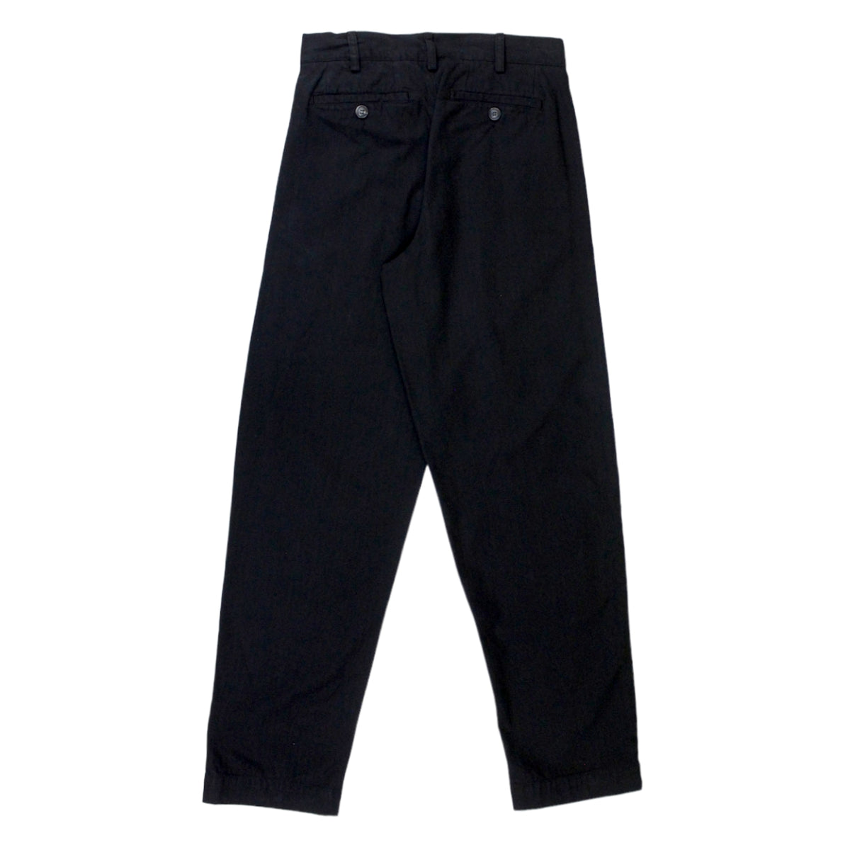 Everyday Uniform Black Herringbone Twill Pants
