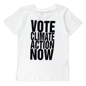 Katherine Hamnett White Climate Text T-Shirt