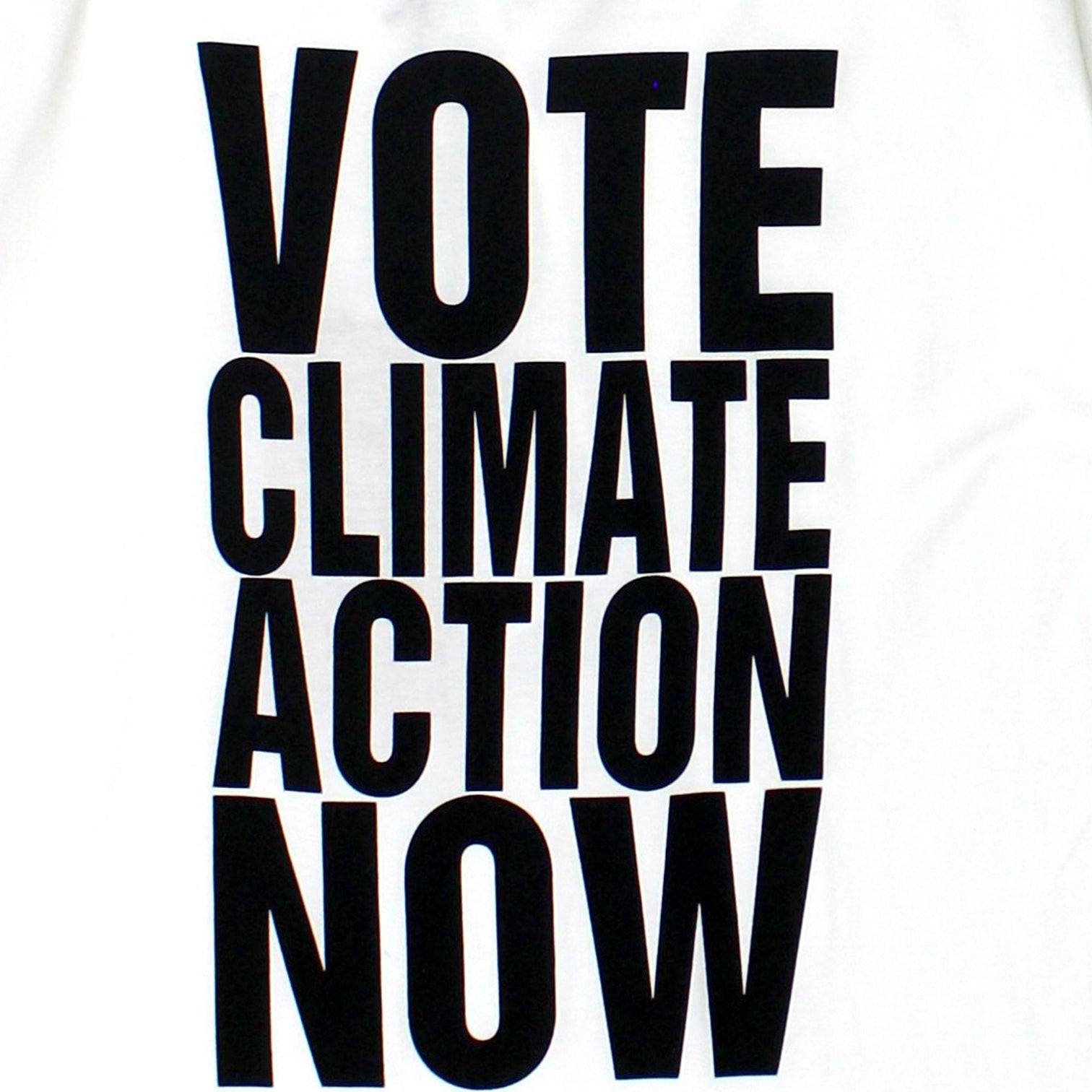 Katherine Hamnett White Climate Text T-Shirt