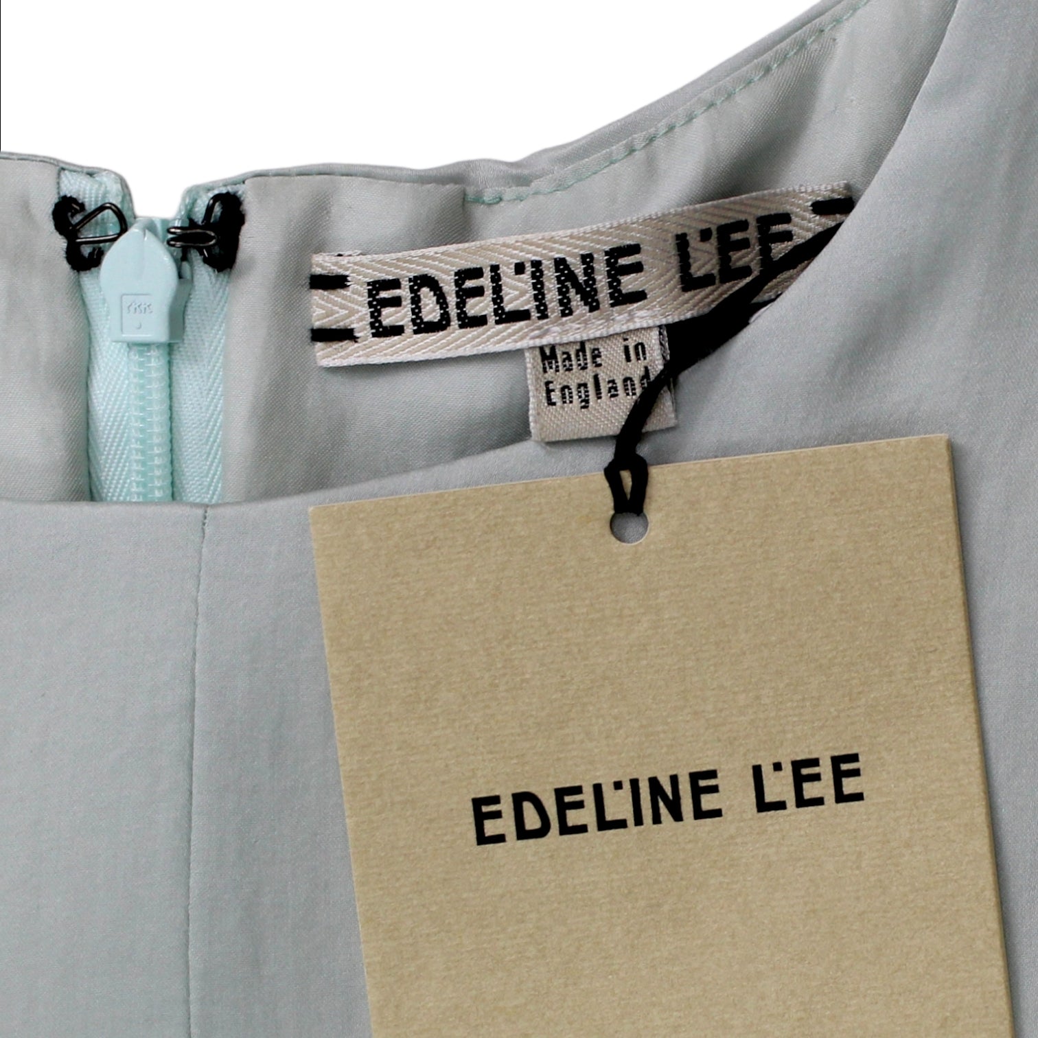 Edeline Lee Mint Silk Dress