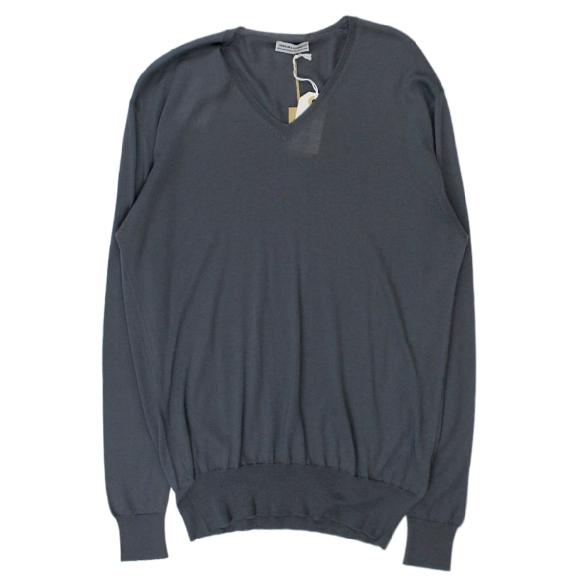 Anderson & Sheppard Grey Cashmere Jumper