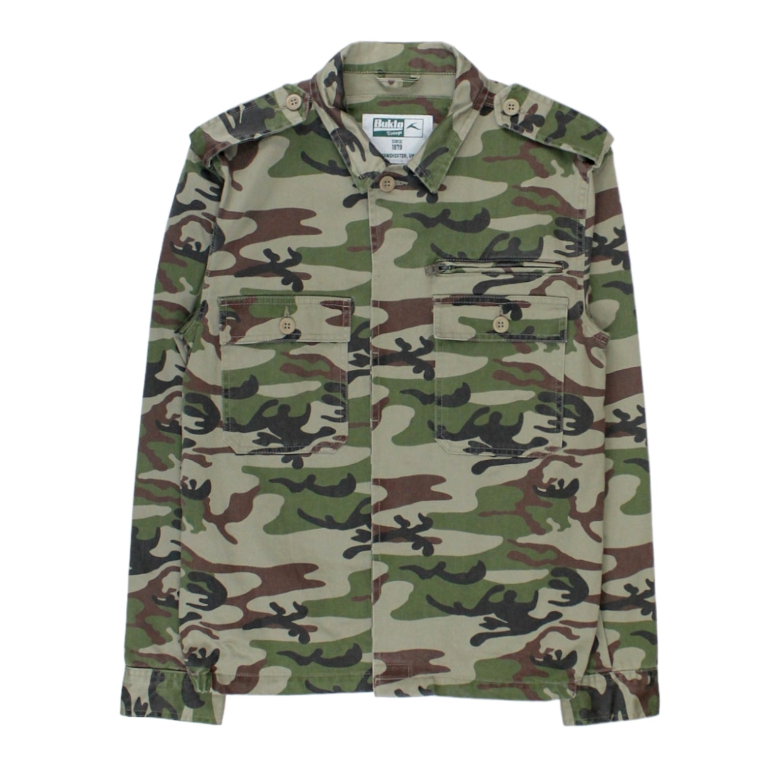 Bukta Green Camo Jacket