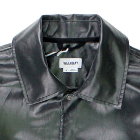 Weekday Gunmetal Metallic Overshirt