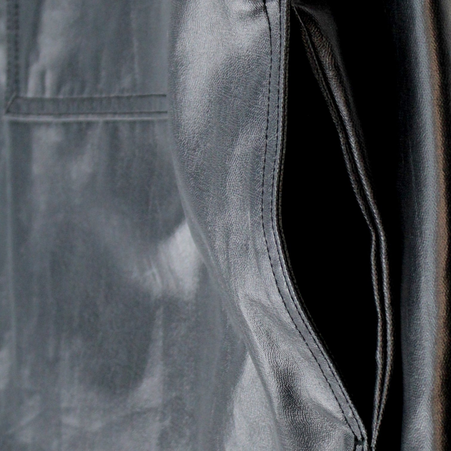 Weekday Gunmetal Metallic Overshirt