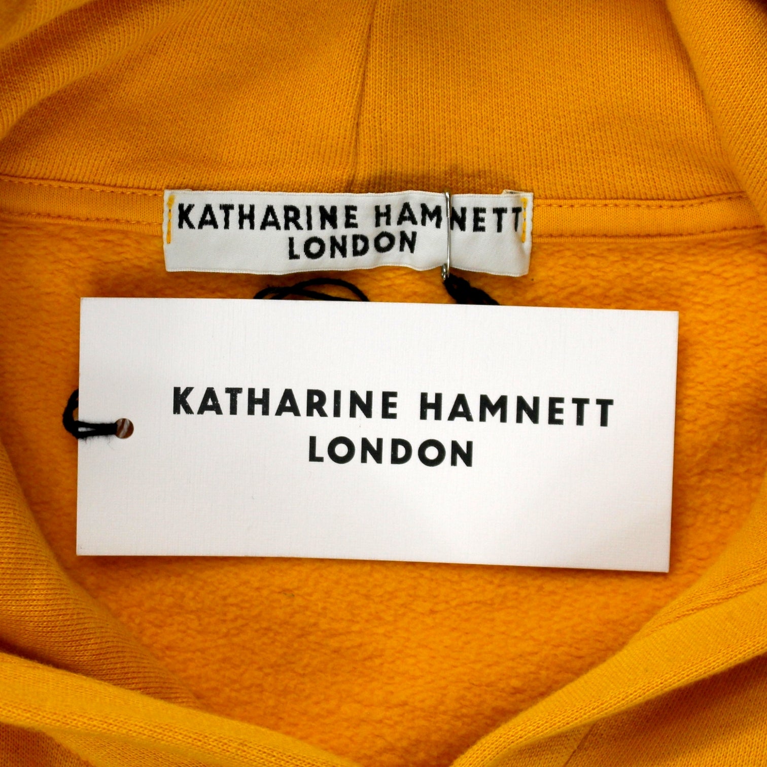 Katherine Hamnett Yellow UP Hoodie