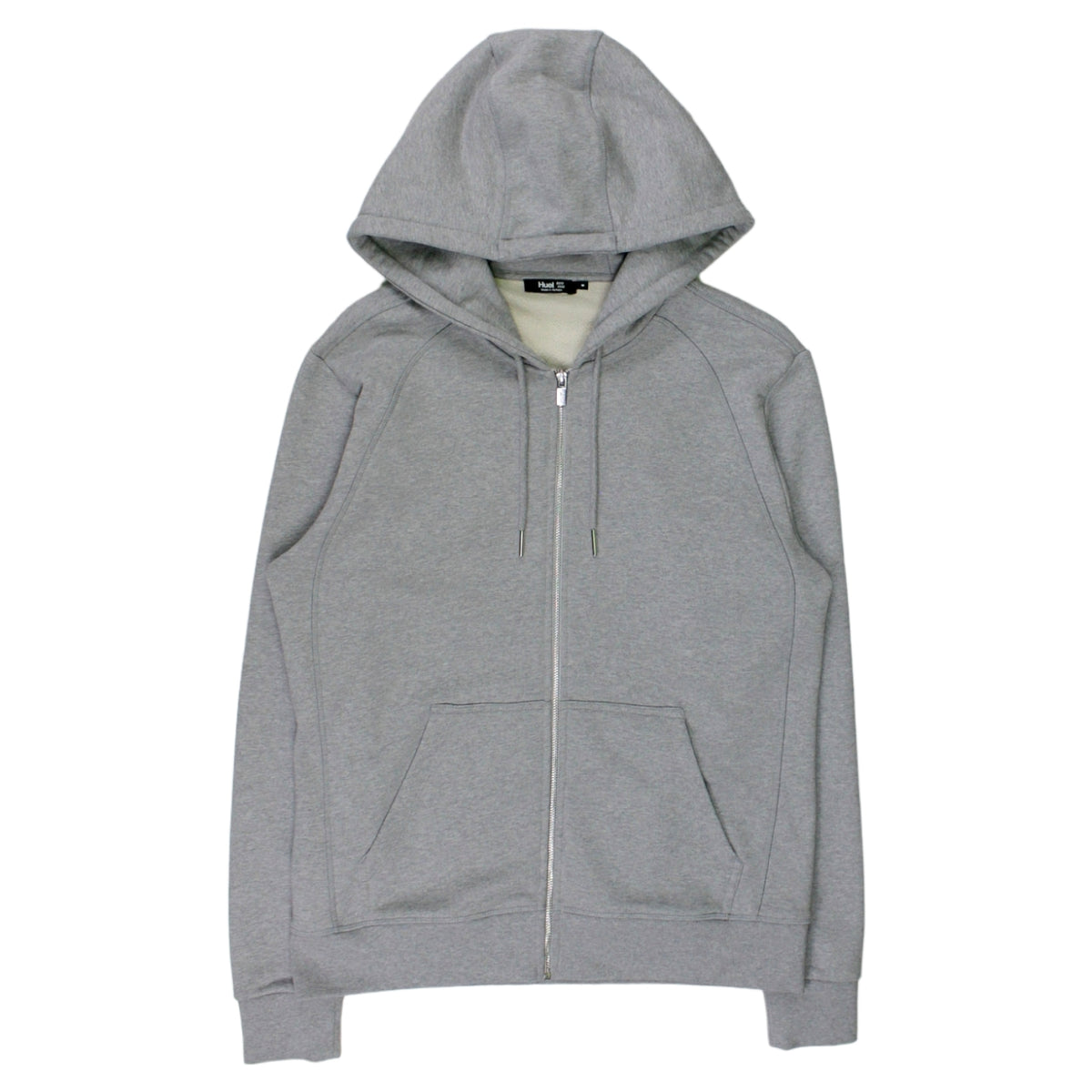 Huel Grey Marl Zipped Sweatshirt