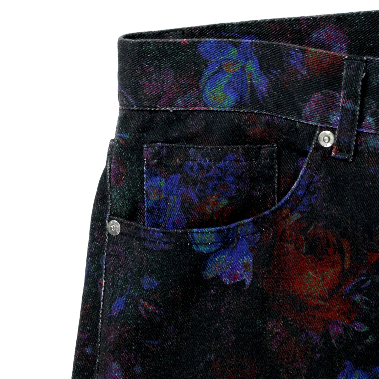 Weekday Black Space Printed Jeans