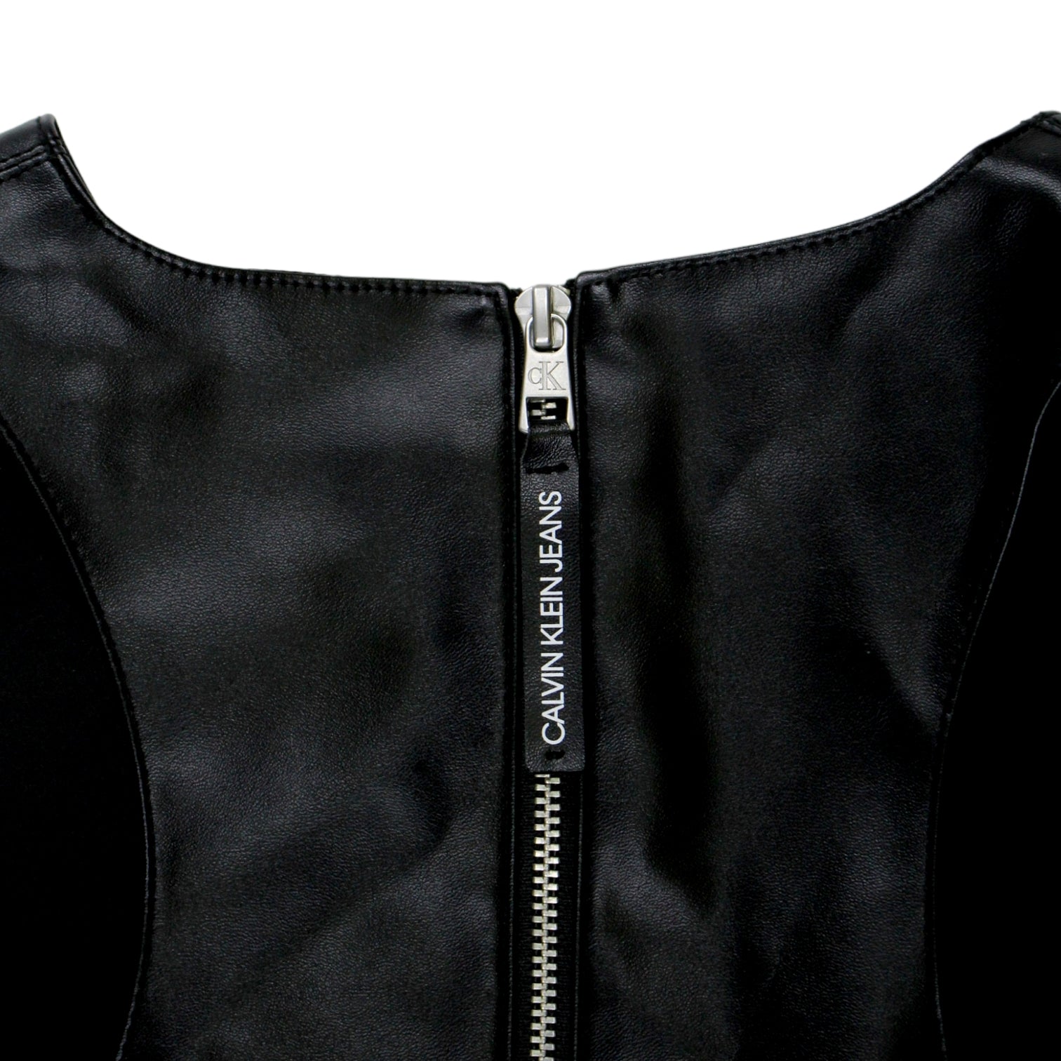 Calvin Klein Black Faux Leather Dress | Shop from Crisis Online Calvin Klein Black Faux Leather Dress | Shop from Crisis Online
