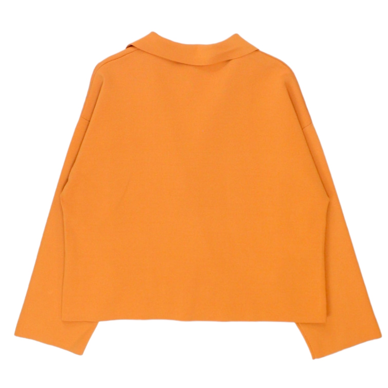 Cos Orange Knit Open Cardigan