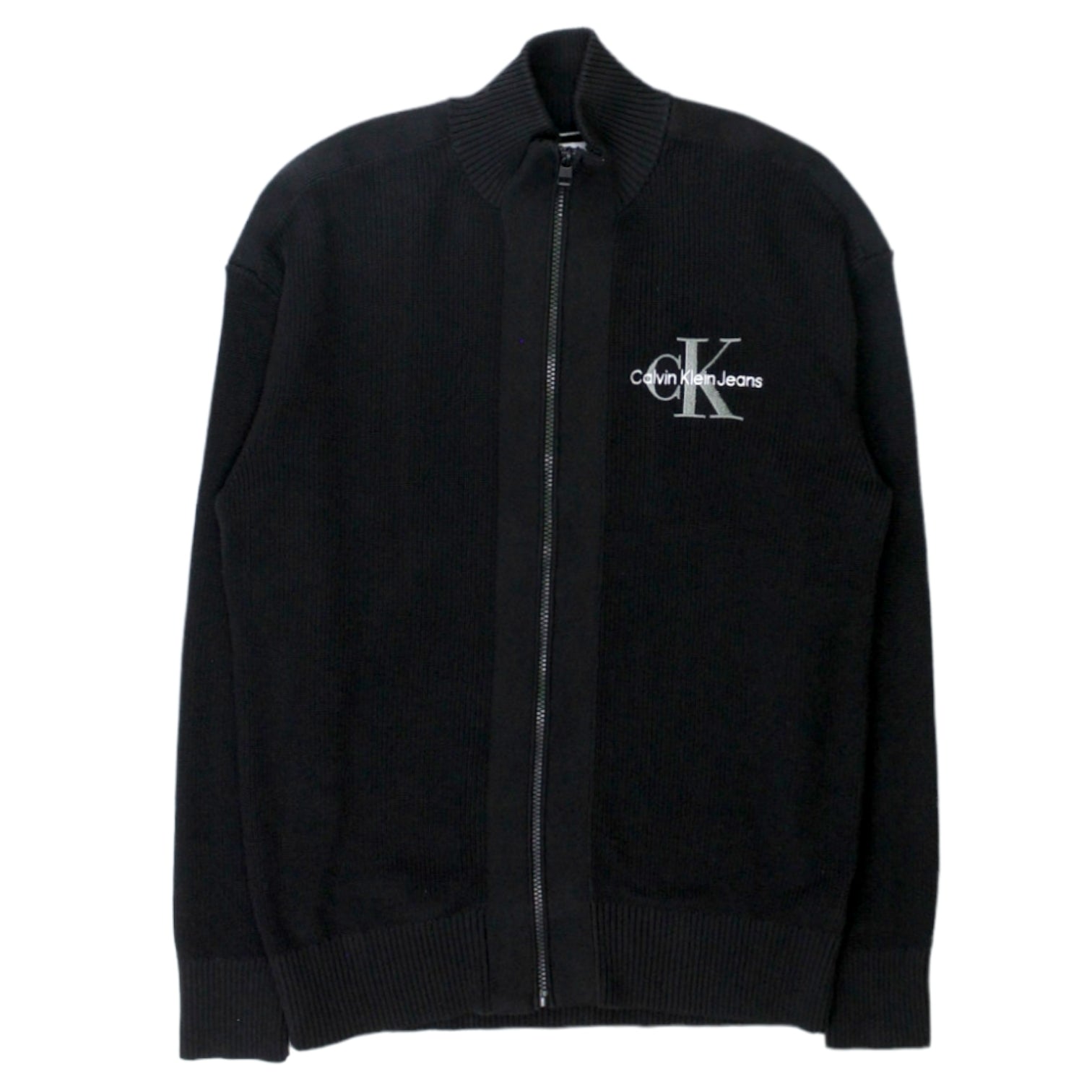 Calvin Klein Black Zip-up Cardigan