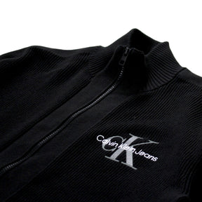 Calvin Klein Black Zip-up Cardigan