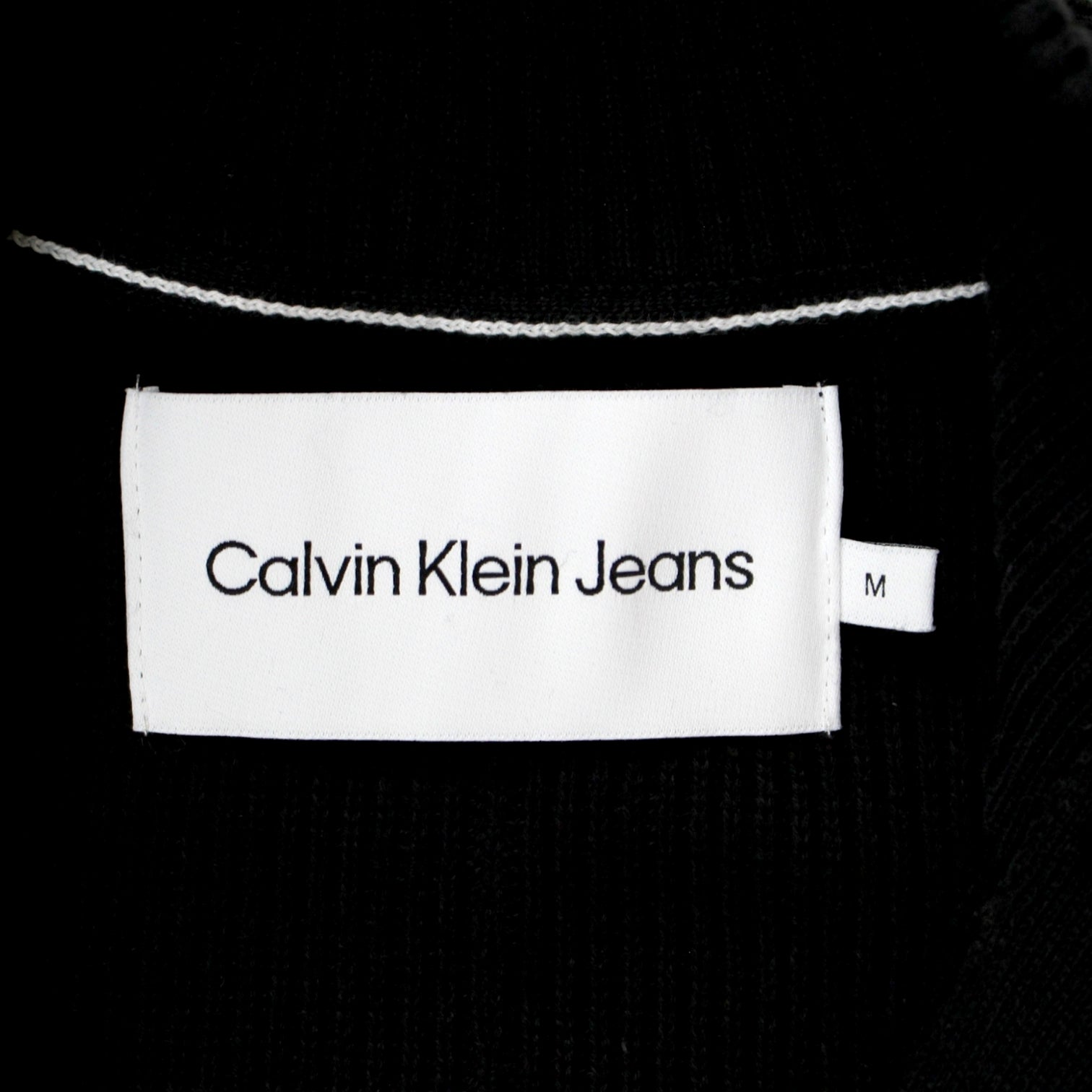 Calvin Klein Black Zip-up Cardigan