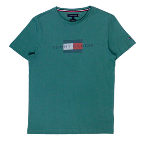 Tommy Hilfiger Green Logo T-Shirt