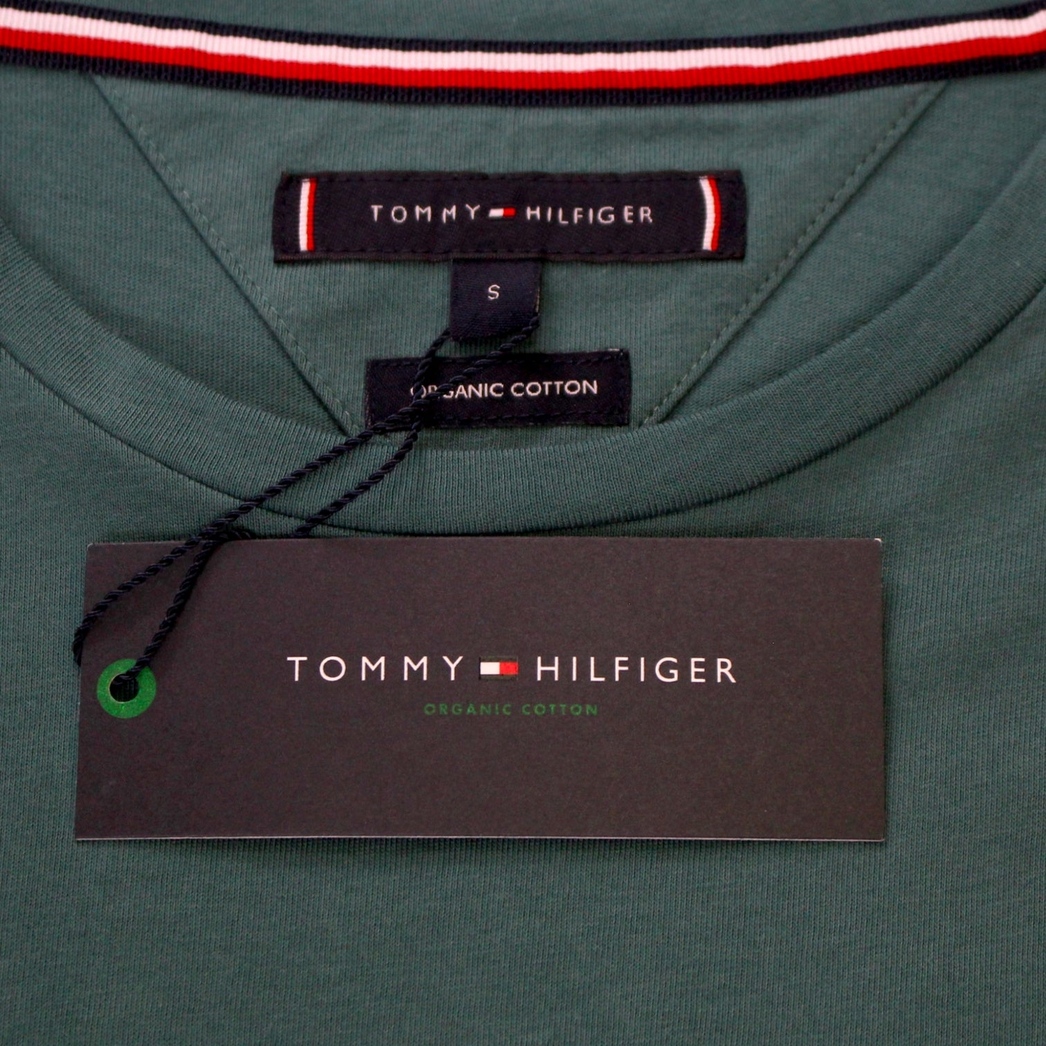 Tommy Hilfiger Green Logo T-Shirt