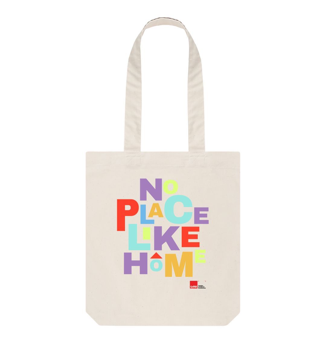 Natural No Place Like Home Tote Bag