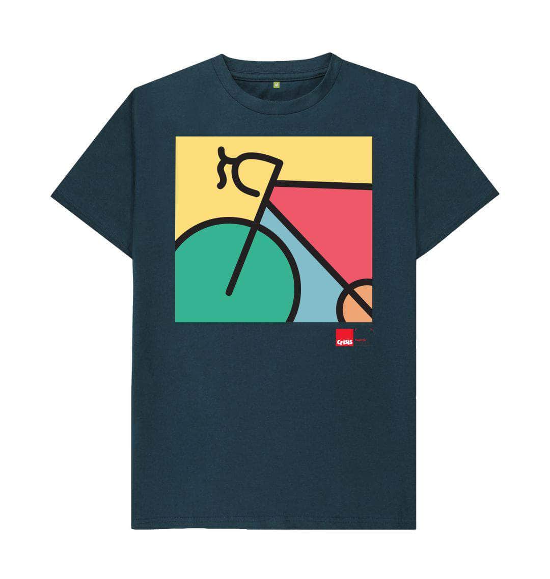 Denim Blue Cycle for Crisis T-shirt